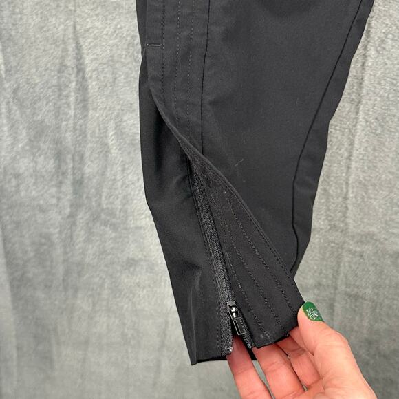 Athleta Uptown Ankle Pant Womens 2 Black Pockets Stretch Zipper Ankle Athleisure - Picture 4 of 16